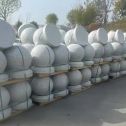 济南 白麻花岗岩石材圆球，石球，挡车球，隔离球，景观石球，风水球等