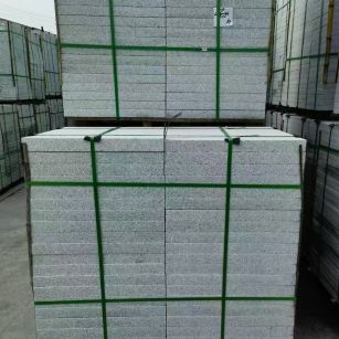 济南 芝麻白火烧，园林广场市政工程地铺石，1.8~5.0厚均有现货