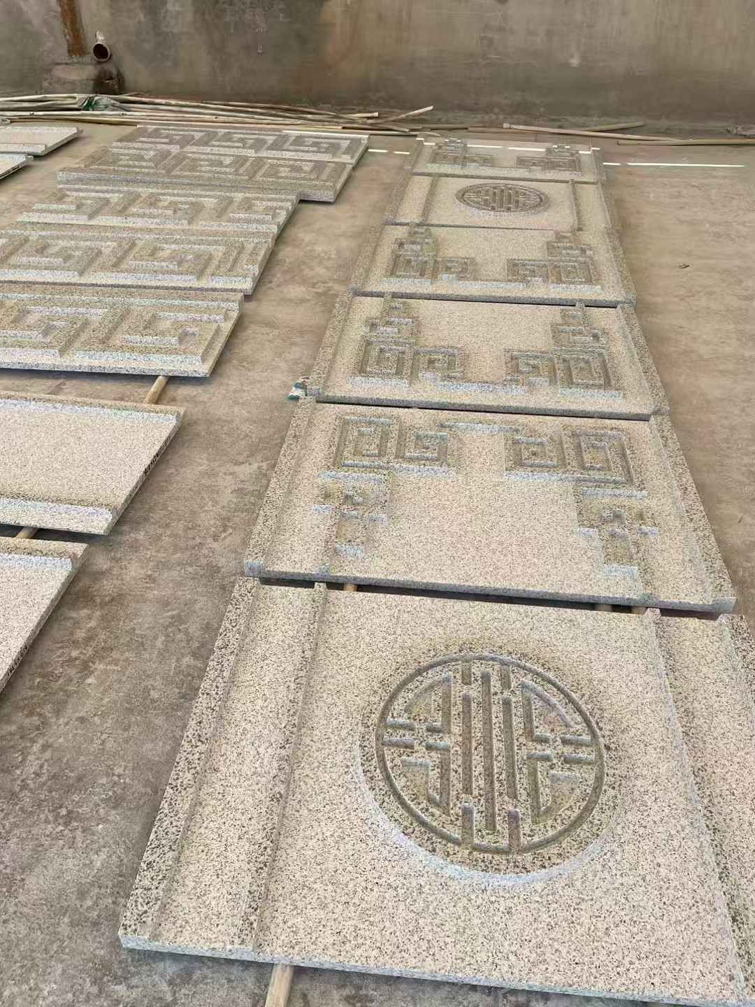 济南 白麻花岗岩外墙立面雕刻板