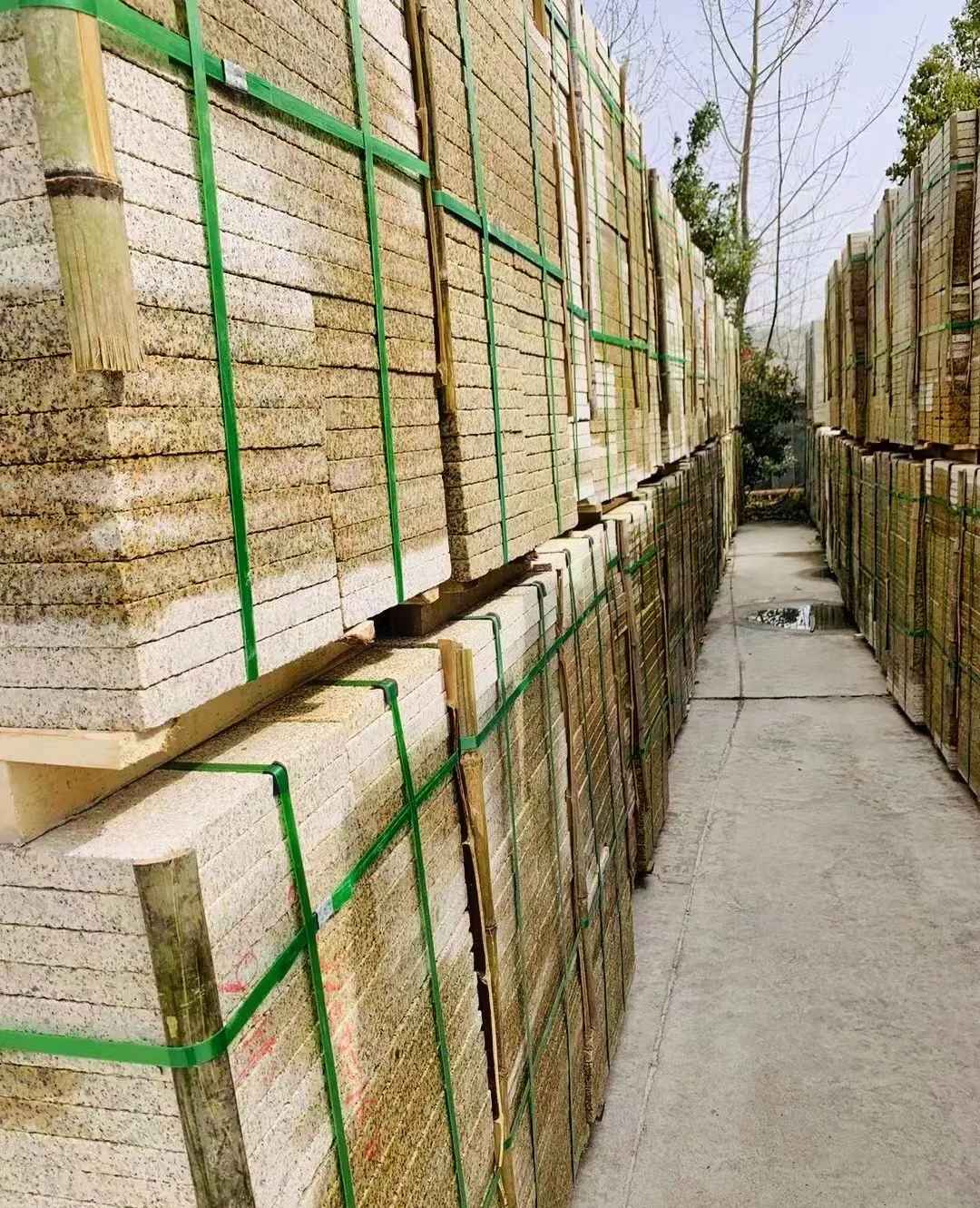 济南 黄金麻花岗岩荔枝面地铺石