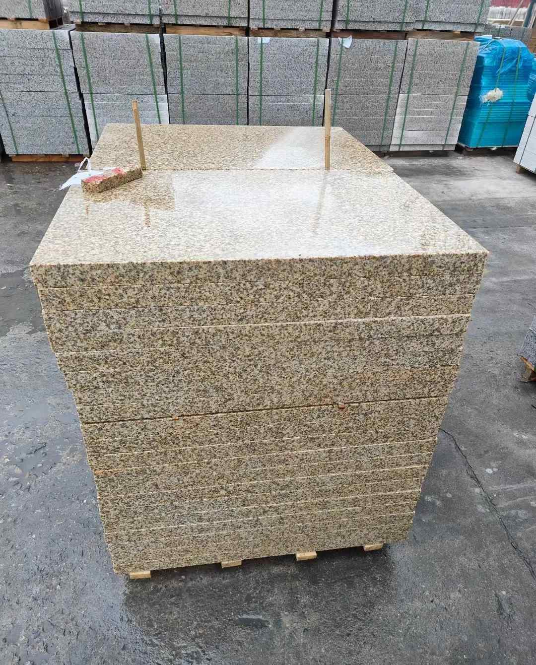 济南 湖北黄金麻花岗岩石材荔枝面外墙石材