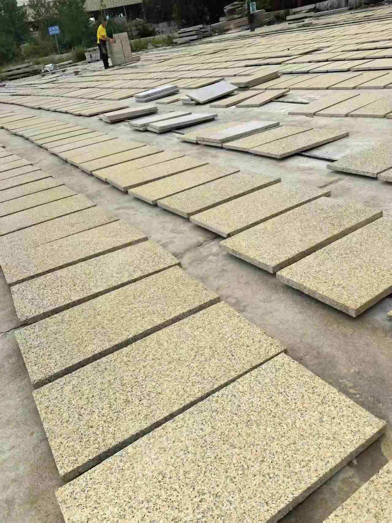 济南 黄金麻荔枝地铺石面排板