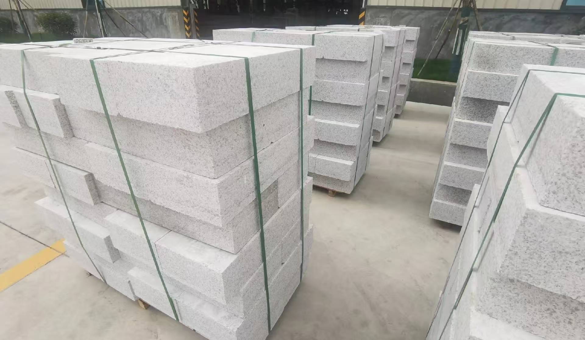 济南 白麻花岗岩路沿石，立缘石，平缘石，路牙石，道牙石，马路牙子等